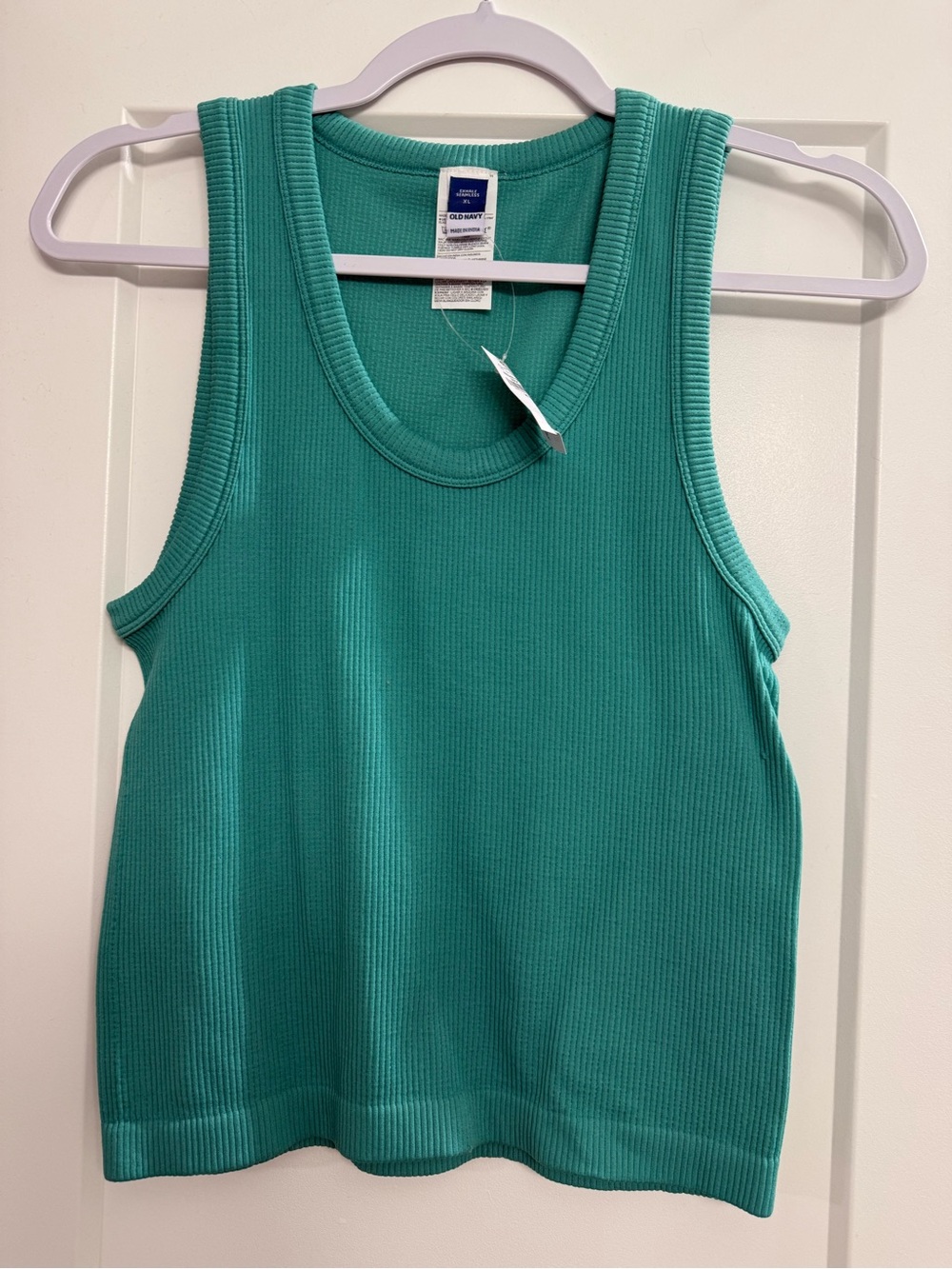 Old Navy Ribbed Tank Top - Teal Green